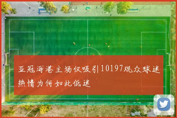 亚冠海港主场仅吸引10197观众球迷热情为何如此低迷